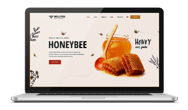طراحی وبسایت صادرات عسل