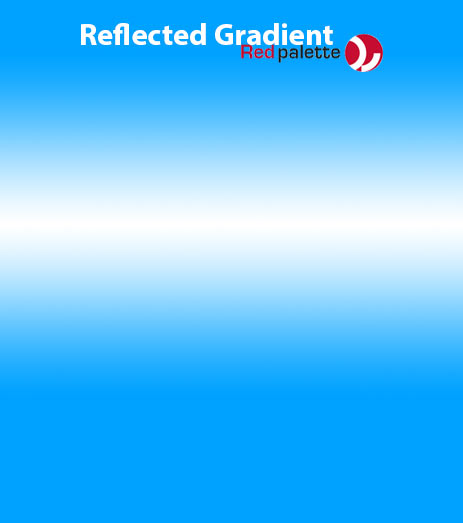 آموزش گرادینت reflected بازتابی در فتوشاپ