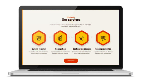 طراحی سایت عسل