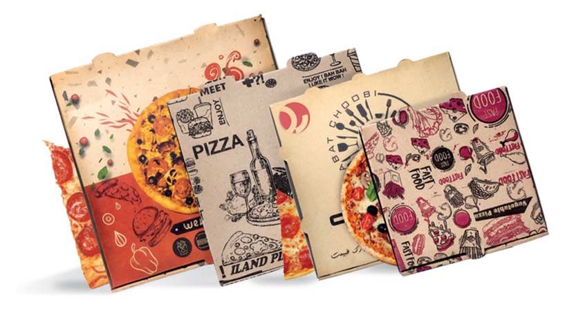 طراحی و چاپ جعبه پیتزا