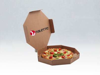 طراحی جعبه پیتزا 8 ضلعی