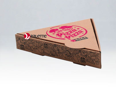 طراحی و چاپ جعبه پیتزا مثلث