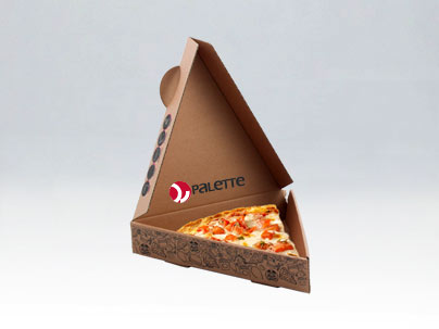 طراحی و چاپ جعبه پیتزا سه گوش