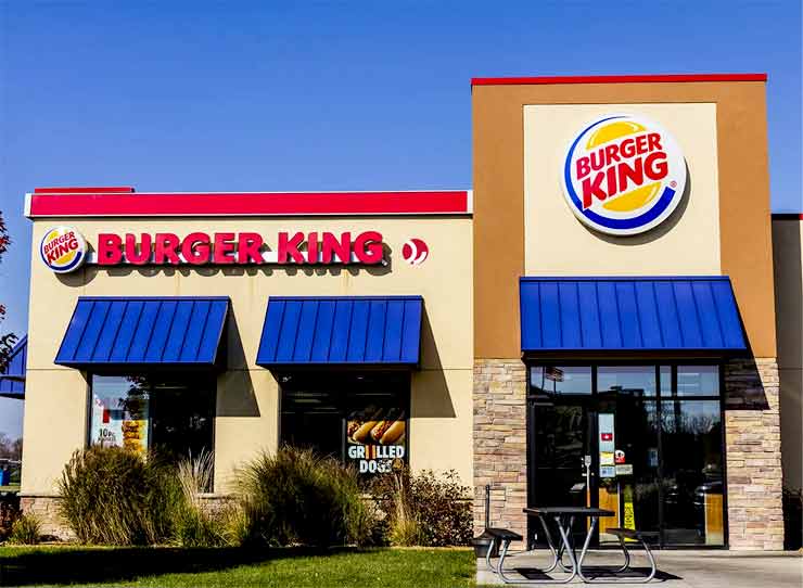 رستوران فست فود برگر کینگ burger king