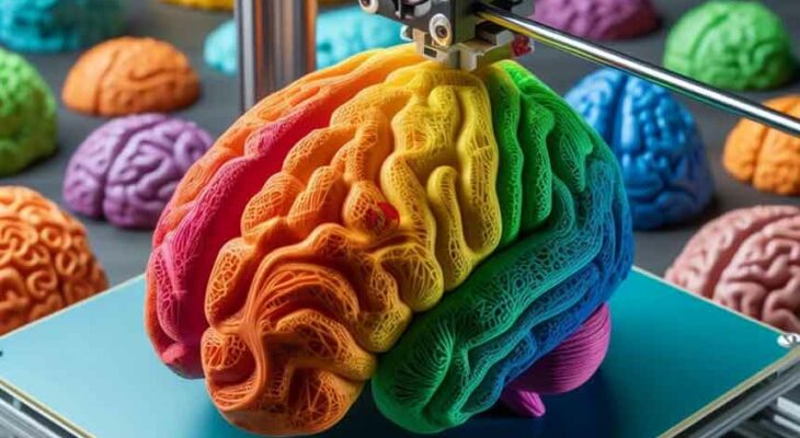 چاپ سه بعدی بافت مغز جهش از صنعت چاپ در حوزه پزشکی
