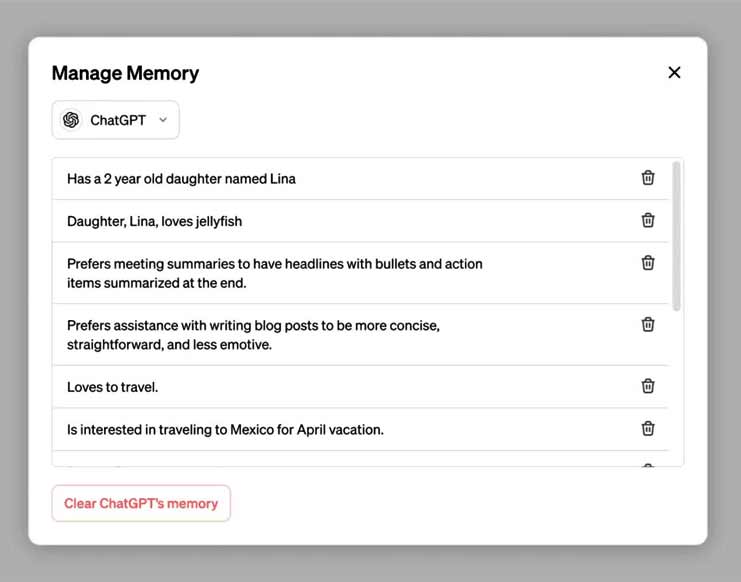 ChatGPT با قابلیت حافظه حرف‌های شما را به خاطر می‌سپارد