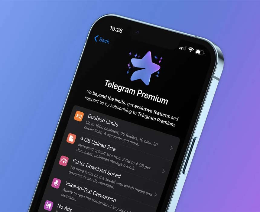 تلگرام برای ارائه‌ی اشتراک رایگان پریمیوم حریم خصوصی کاربران را نقض می کند