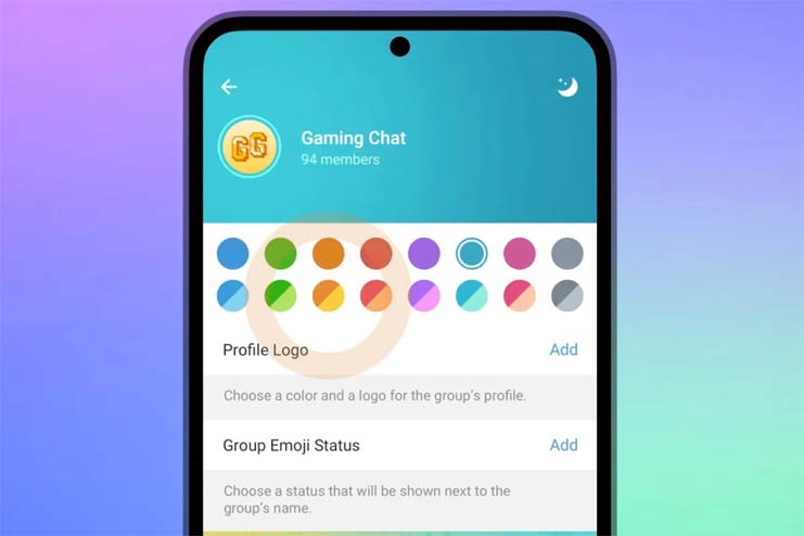 آپدیت جدید تلگرام گروه‌ها امکان تنظیم والپیپر اختصاصی