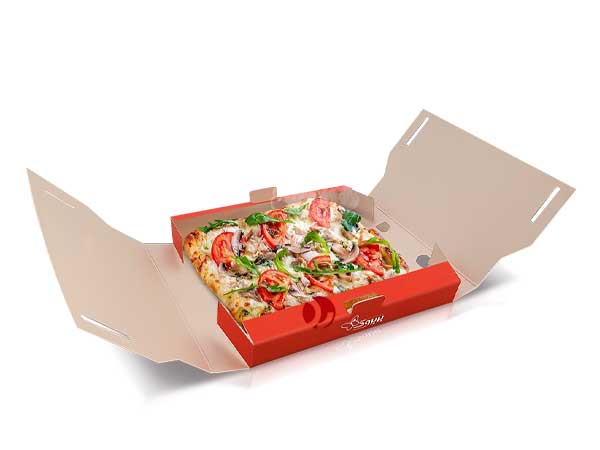 جعبه پیتزا پروانه ای
