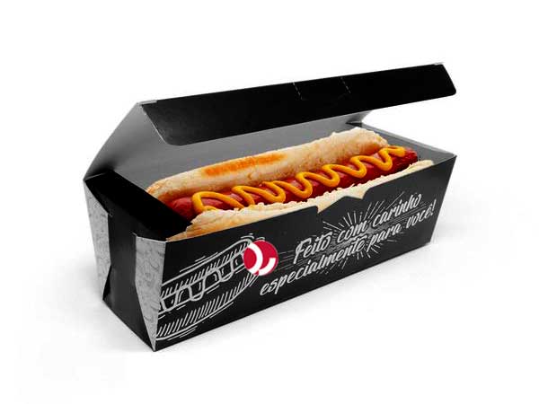 Hot dog sandwich box