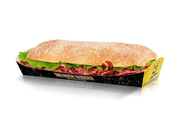 بشقاب ساندویچ ۴ رنگ