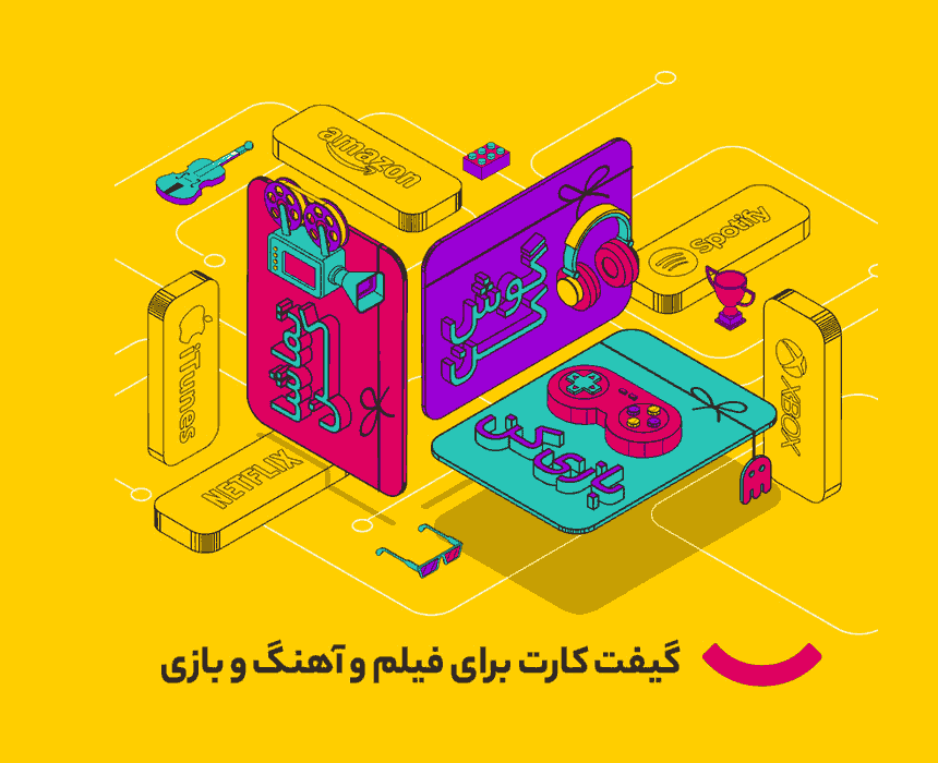 گیفت کارت‌های بین‌المللی در دیجی‌کالا