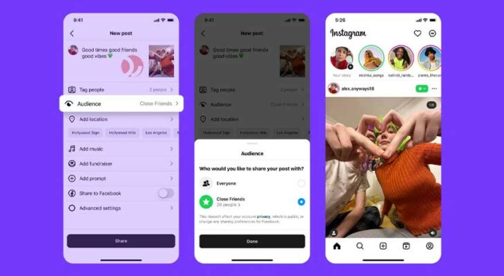 آپدیت جدید اینستاگرام، اجرای لایو با دوستان نزدیک (Close Friends)